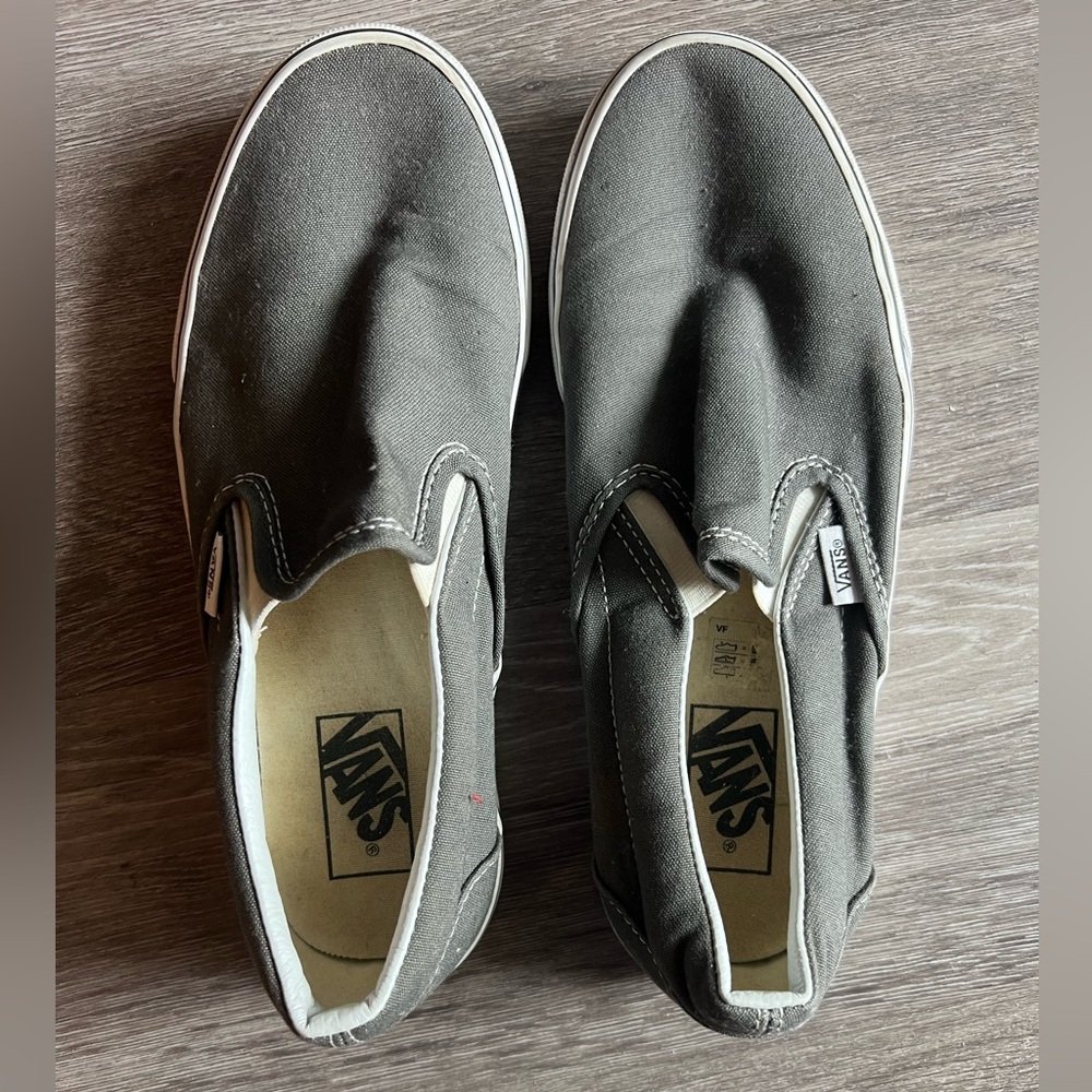 Vans Charcoal Slip-On Shoes